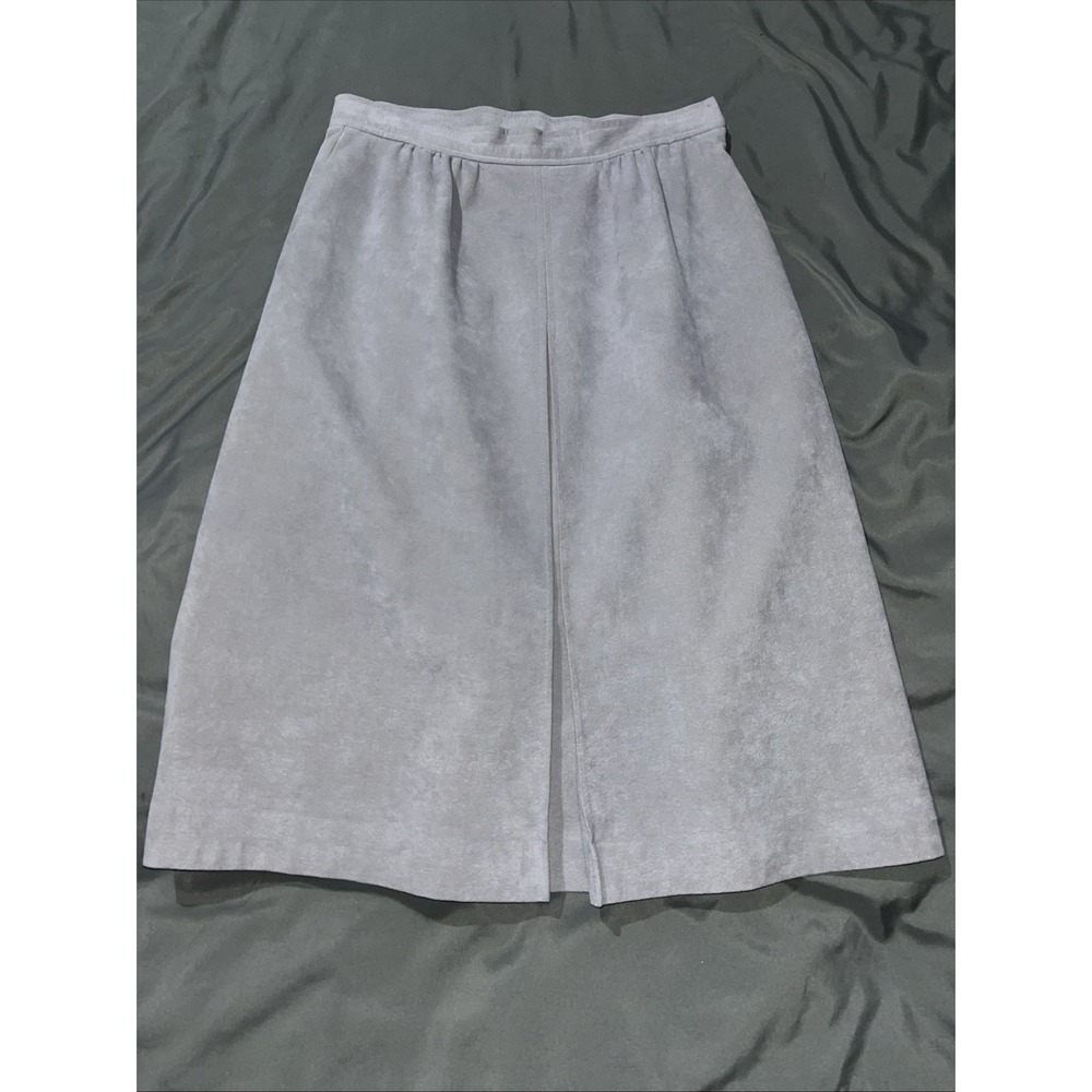 Samuel Robert Ultrasuede Light Purple Midi Skirt See Pictures For Measurements